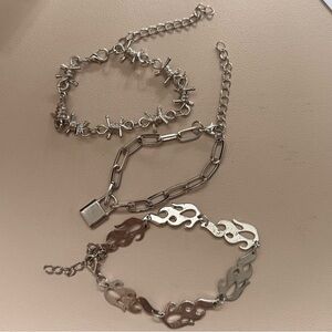 3 Trendy Silver Bracelets